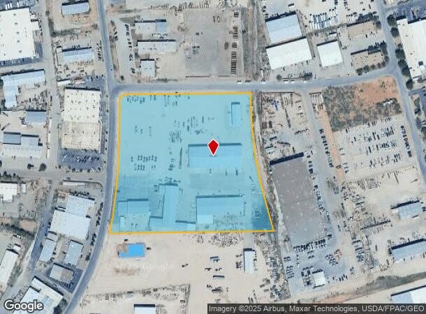 Basin St, Midland, TX Parcel Map