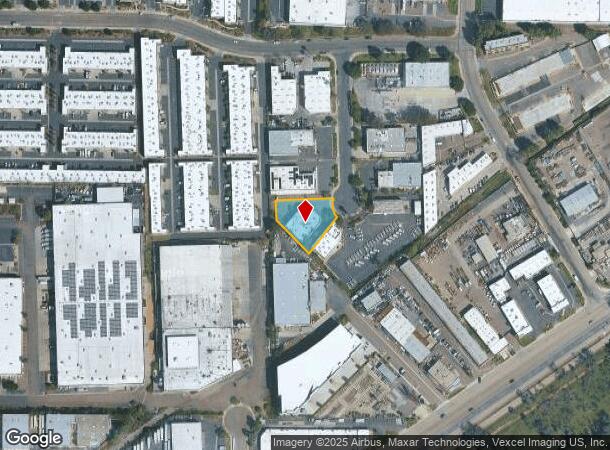 9212 Mira Este Ct, San Diego, CA Parcel Map