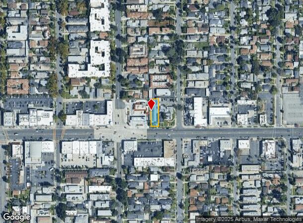 1837 E Colorado Blvd, Pasadena, CA Parcel Map