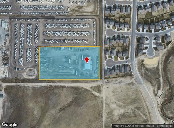 8802 Cliff Allen Pt, Colorado Springs, CO Parcel Map