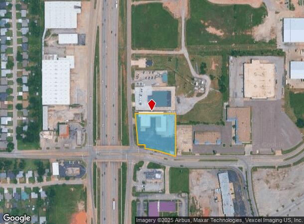 6620 S I 35 Service Rd, Oklahoma City, OK Parcel Map