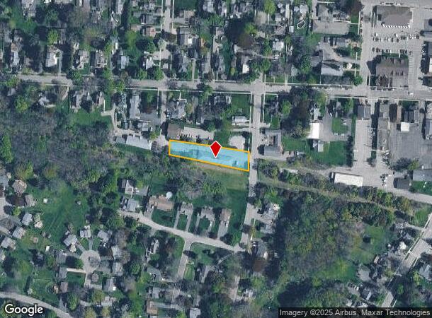 131 Martha St, Spencerport, NY Parcel Map