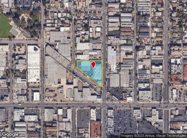1365 Obispo Ave, Long Beach, CA Parcel Map