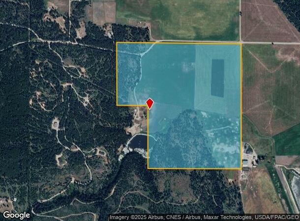  980 Roberts Ln, Blanchard, ID Parcel Map