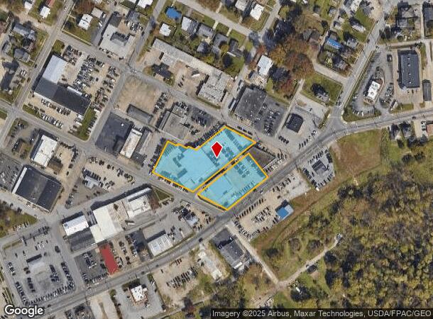  1601 13Th St, Parkersburg, WV Parcel Map