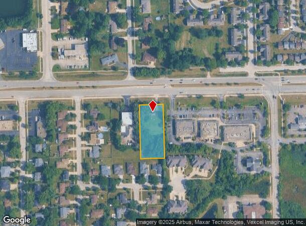  2505 W 75Th St, Downers Grove, IL Parcel Map