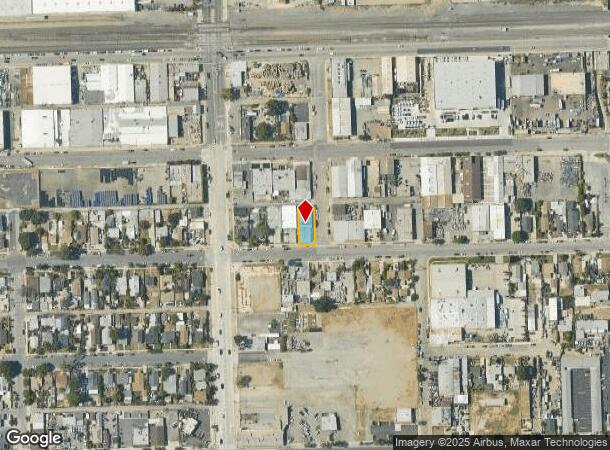  1047 E 3Rd St, Pomona, CA Parcel Map