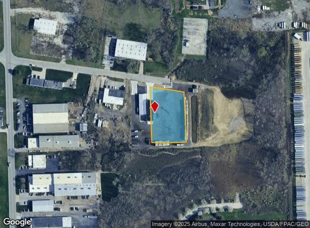 1270 Progress Ave, Toledo, OH Parcel Map