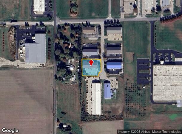 1582 Southpark Ct, Columbus, IN Parcel Map