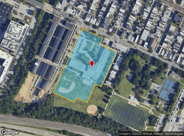 1425 E Fort Ave, Baltimore, MD Parcel Map