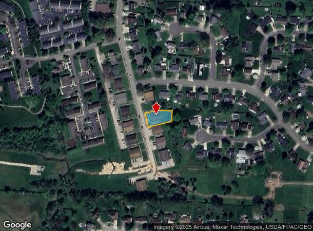 1684 Churchill Downs Rd, Newark, OH Parcel Map