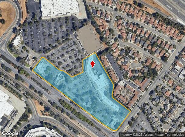  5566 Monterey Hwy, San Jose, CA Parcel Map