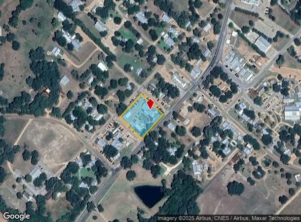  206 S Washington St, Round Top, TX Parcel Map