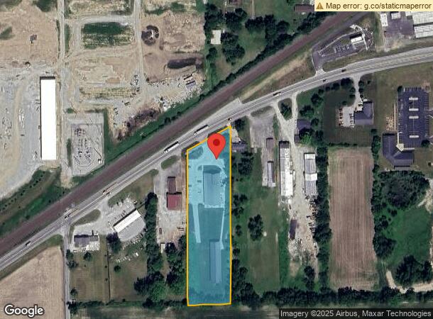  738 W Broadway St, Fortville, IN Parcel Map