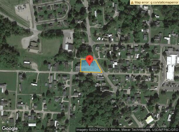  323 Zanesville Rd, Roseville, OH Parcel Map