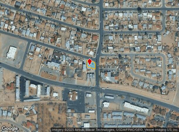  585 Giles Rd, El Paso, TX Parcel Map