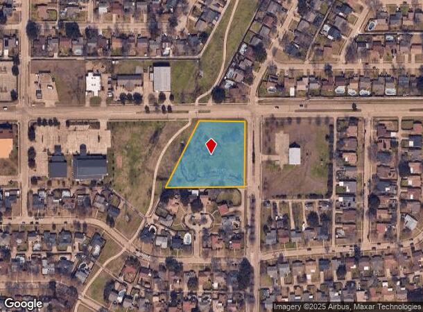  810 Barnes Bridge Rd, Mesquite, TX Parcel Map