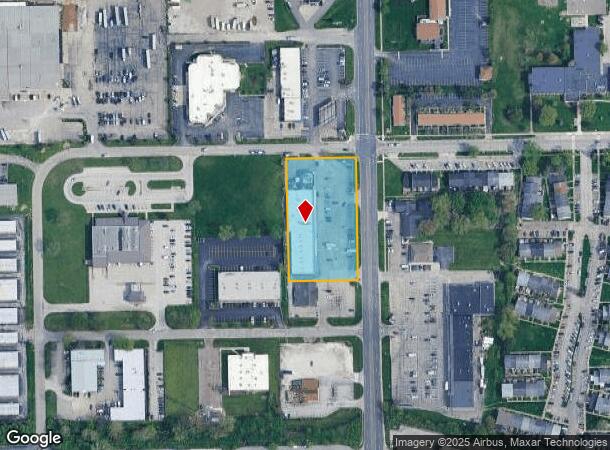  4002 N High School Rd, Indianapolis, IN Parcel Map