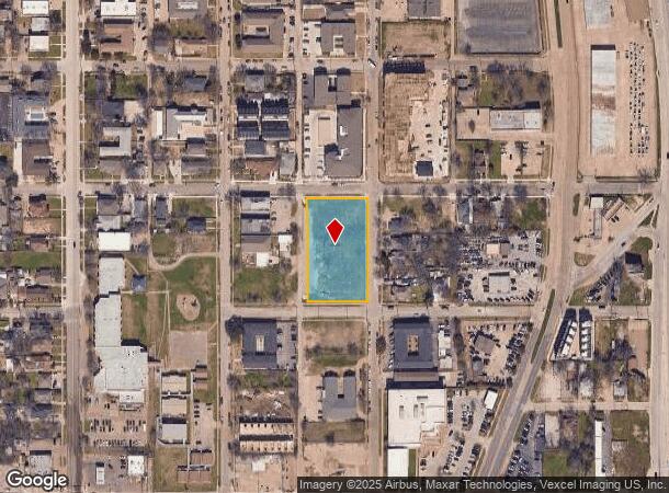  405 N Ewing Ave, Dallas, TX Parcel Map