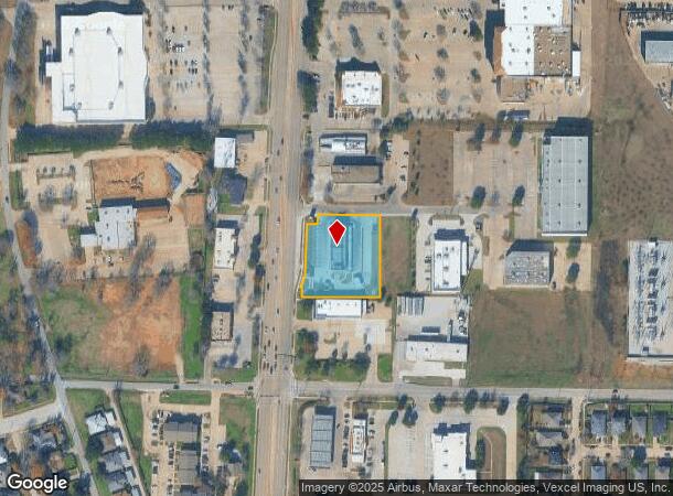  5521 S Cooper St, Arlington, TX Parcel Map