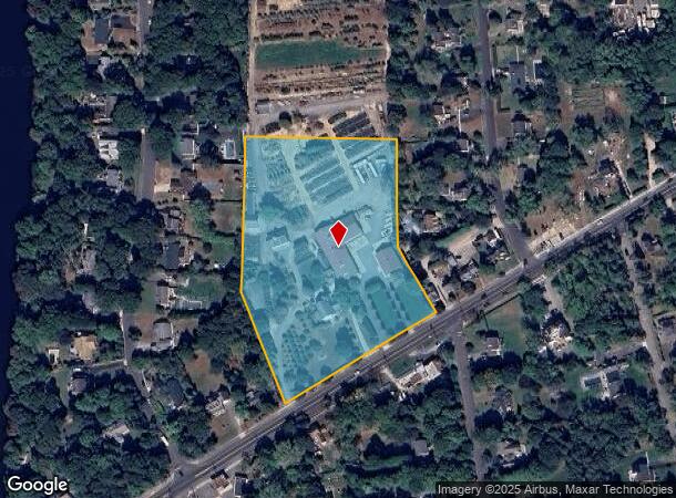 607 Main St, East Moriches, NY Parcel Map