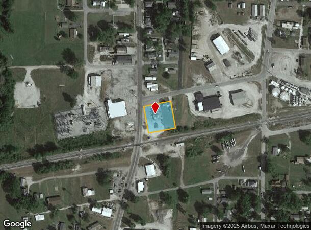  1406 Adams St, Lawrenceville, IL Parcel Map