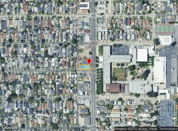 7675 S San Pedro St, Los Angeles, CA Parcel Map