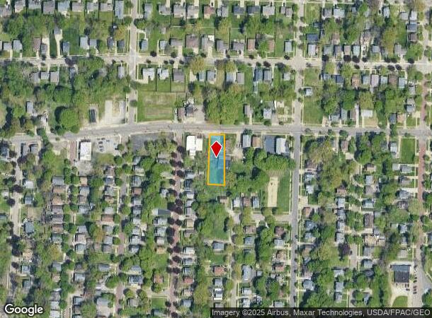  1338 Newton St, Akron, OH Parcel Map