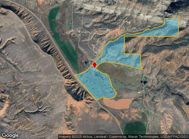 126 Old Maid Gulch, Ten Sleep, WY Parcel Map