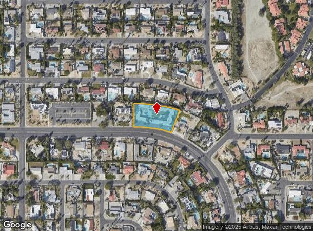  2388 E Racquet Club Rd, Palm Springs, CA Parcel Map