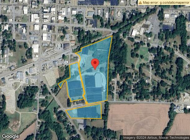  208 E Powell St, Brownsville, TN Parcel Map