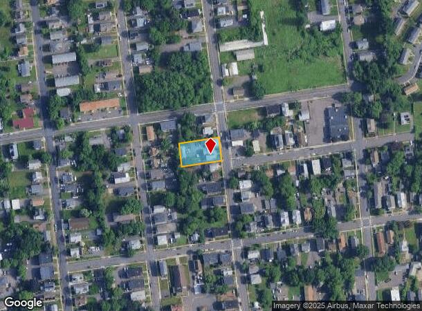  184 Oak St, New Britain, CT Parcel Map