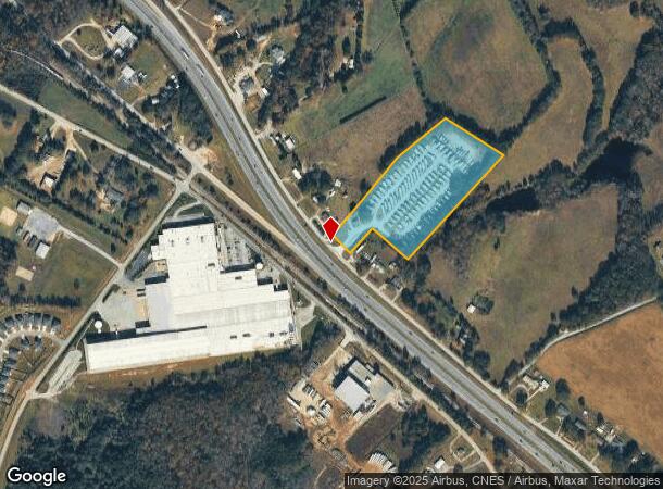 701 S Frontage Rd, Fountain Inn, SC Parcel Map