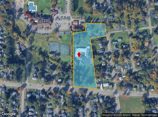  1310 W Church St, Elmira, NY Parcel Map