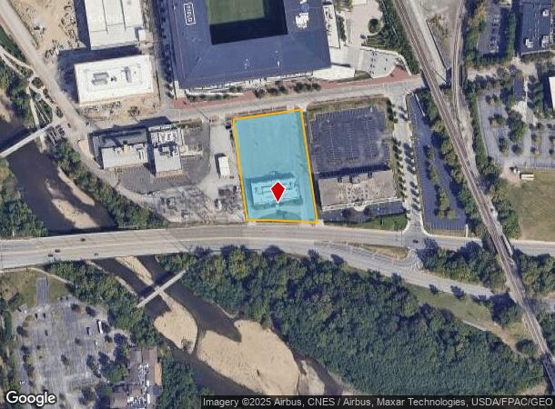  600 W Spring St, Columbus, OH Parcel Map