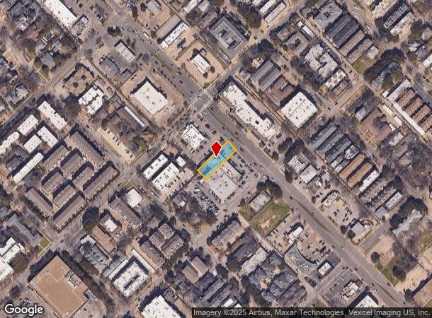  4117 Lemmon Ave, Dallas, TX Parcel Map