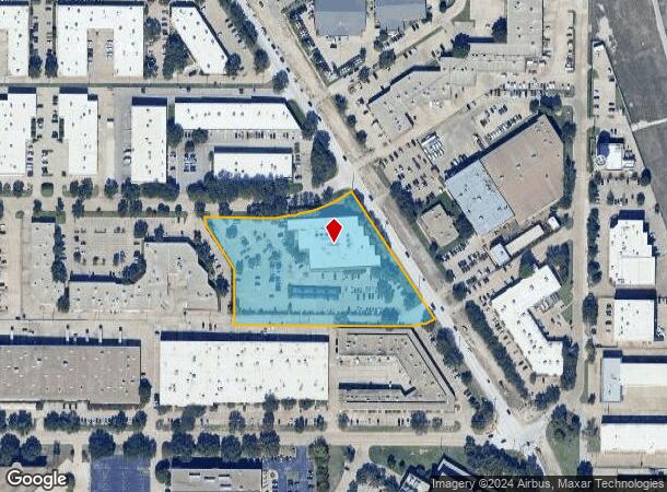  2121 Midway Rd, Carrollton, TX Parcel Map