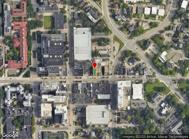 1215 S University Ave, Ann Arbor, MI Parcel Map