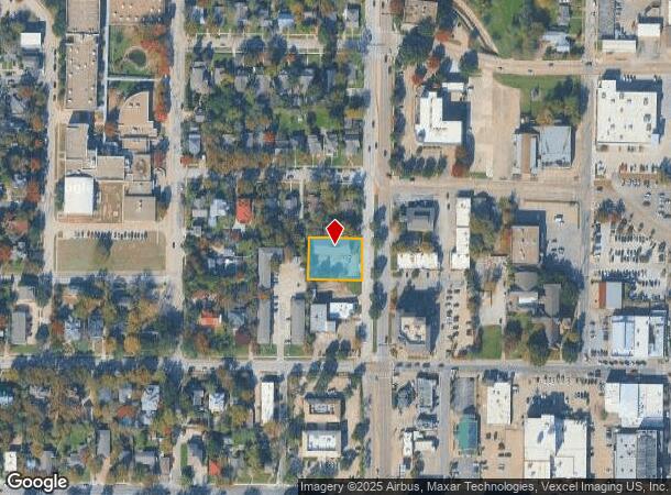 303 N Carroll Blvd, Denton, TX Parcel Map