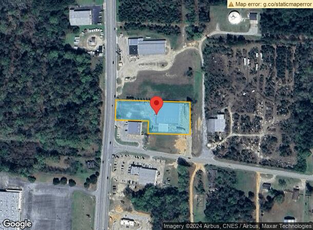  1163 S Harris St, Sandersville, GA Parcel Map