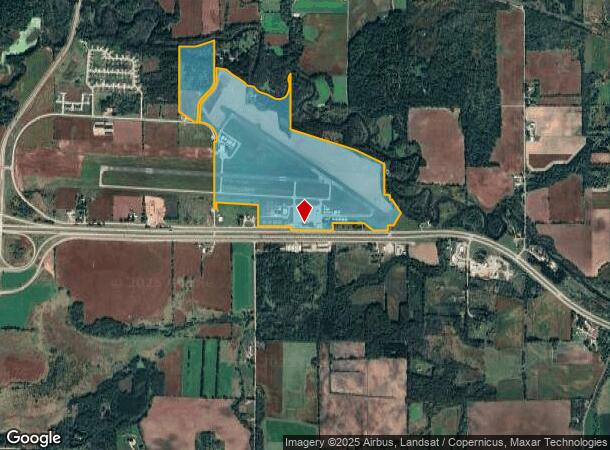 2601 Runway Dr, Waupaca, WI Parcel Map
