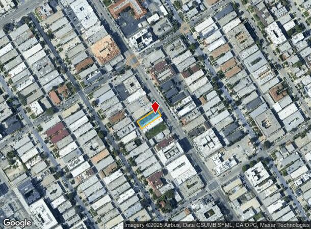  3631 Motor Ave, Los Angeles, CA Parcel Map