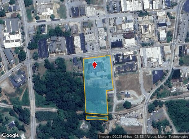 201 W Main St, Laurens, SC Parcel Map