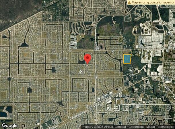  Corbett Rd, Cape Coral, FL Parcel Map