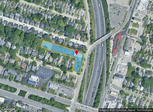  20789 Harper Ave, Harper Woods, MI Parcel Map