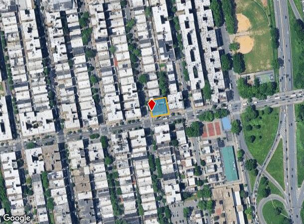  1104 Manor Ave, Bronx, NY Parcel Map