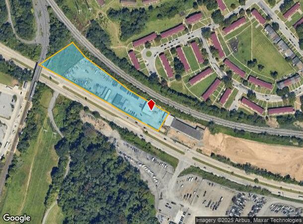  614 W Patapsco Ave, Brooklyn, MD Parcel Map