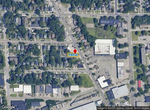1449 Kalamazoo Ave Se, Grand Rapids, MI Parcel Map
