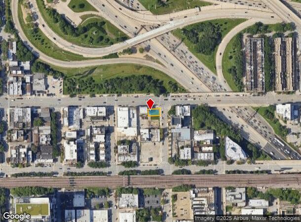  1005 W Grand Ave, Chicago, IL Parcel Map