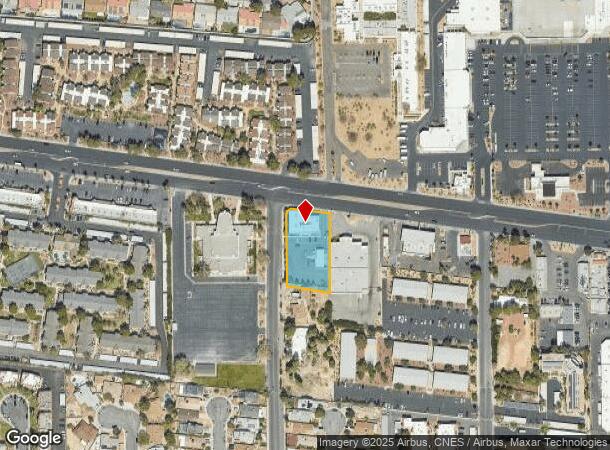  2121 E Tropicana Ave, Las Vegas, NV Parcel Map